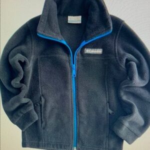 Kids Black Fleece Jacket